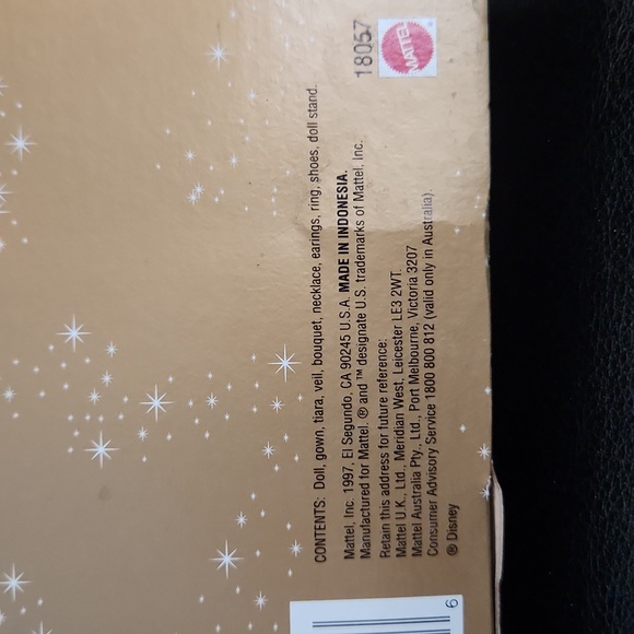 1997 Walt Disney Sleeping Beauty Wedding Doll - Picture 6 of 8